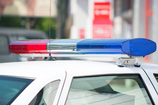 Police Car On Street